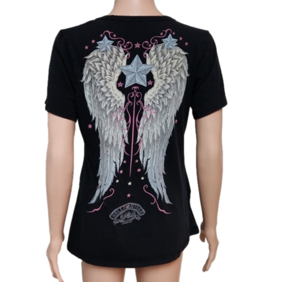 Hellfighters sparkled wings T-shirt (G-145) - Picture 2 of 2
